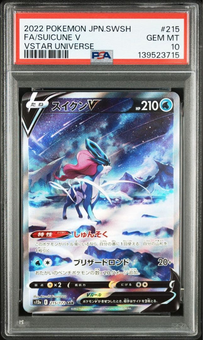【PSA10】エンテイv スイクンv ライコウv 3連vstarユニバース