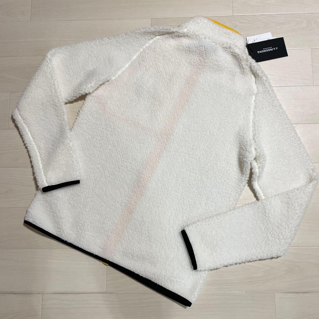 J.LINDEBERG ボア ダブルジップ ミッドレイヤー ブルゾン 秋冬