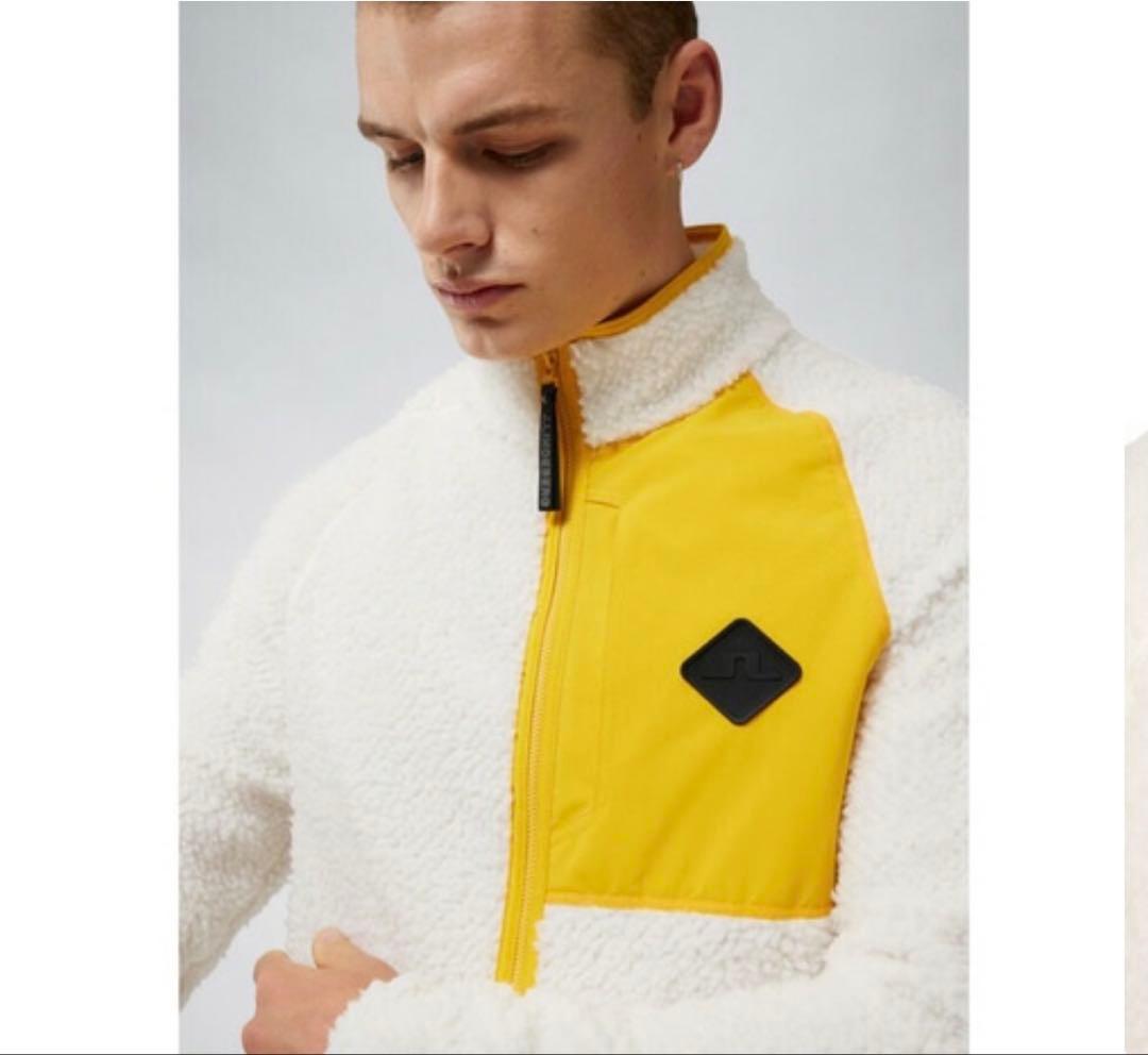 J.LINDEBERG ボア ダブルジップ ミッドレイヤー ブルゾン 秋冬