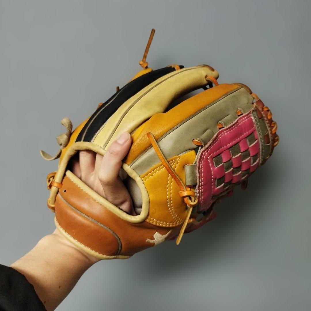 1292 ノーブランド キップレザー 源田型 硬式 内野手用グローブ