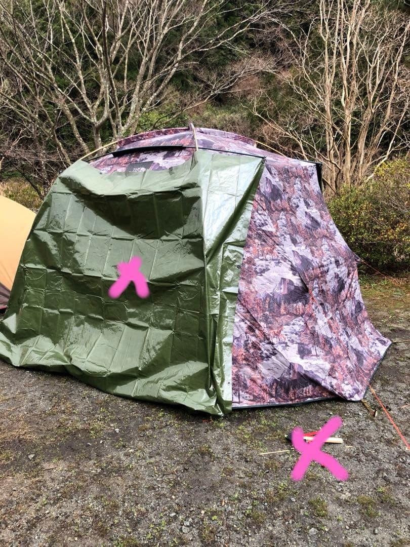 ノースフェイス　ホームステッドシェルター　ヨセミテ　広い　使用1回だけ　中古