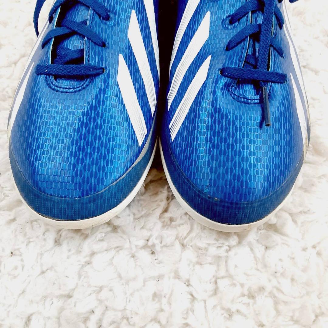 美品 27.5㎝◎アディダス ADIZERO F50 サッカースパイク ブルー