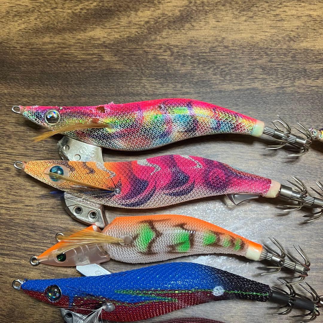 エギ14個セット　エギ王　パタパタ　アモラスなど　中古品