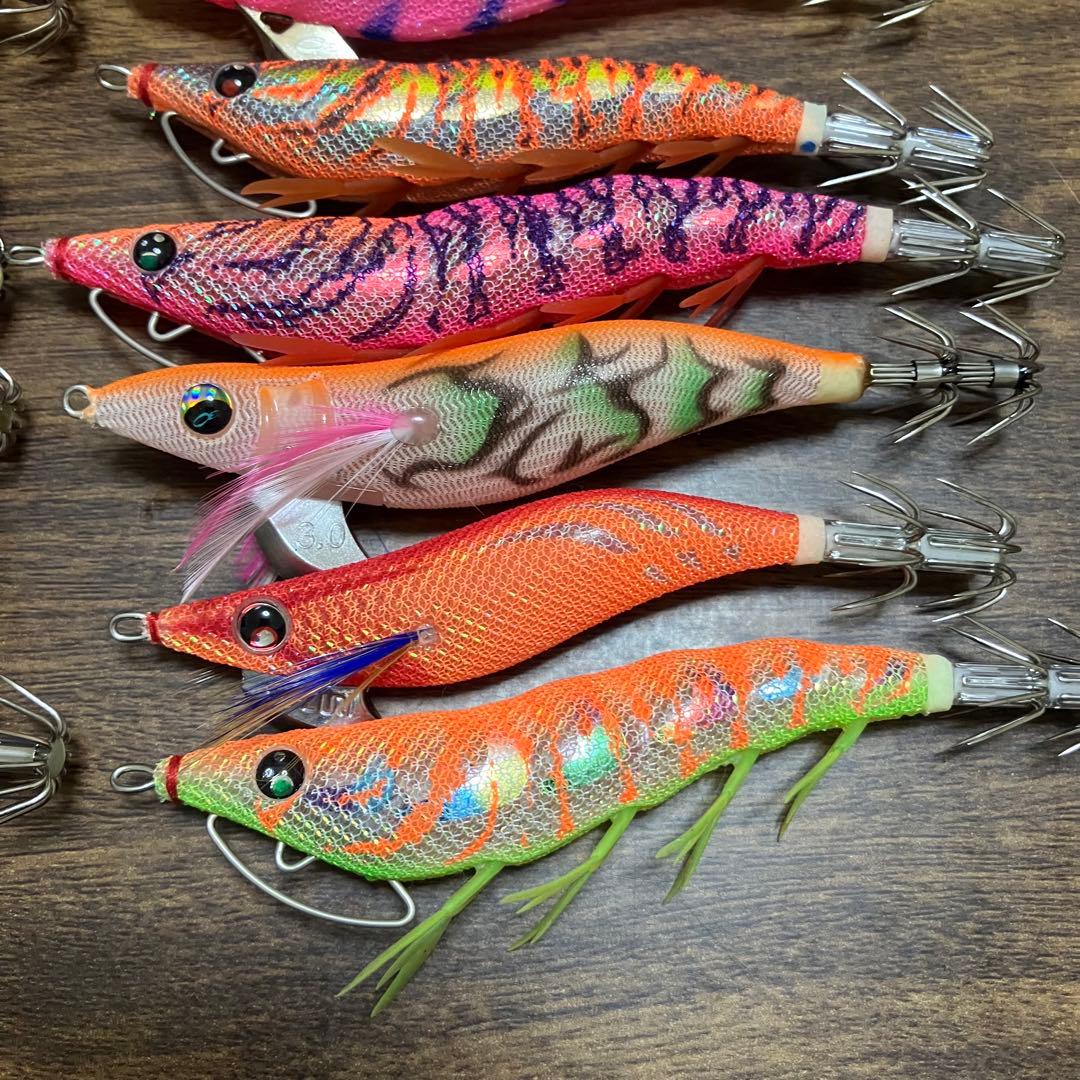 エギ14個セット　エギ王　パタパタ　アモラスなど　中古品