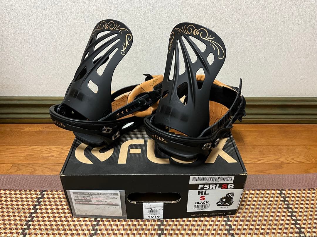 FLUX ビンディング RL S ブラック フラックス 黒 美品 バインディング