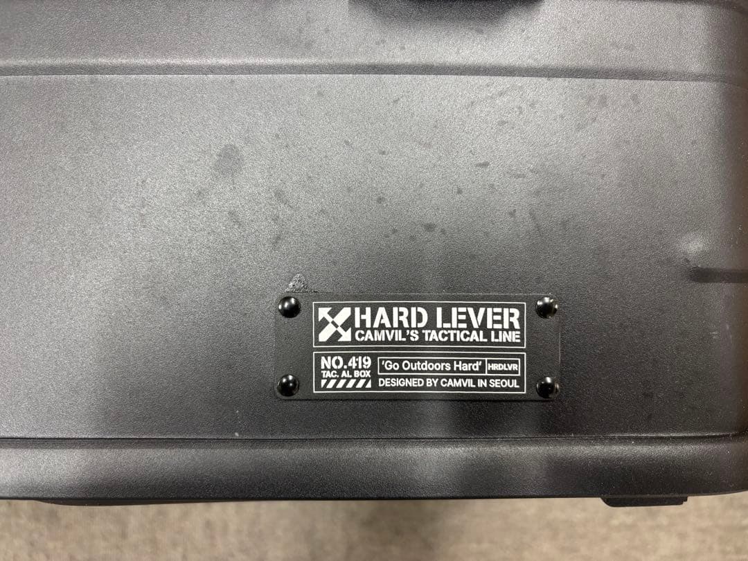 CAMVIL（ケムビル）アルミボックス60L コンテナボックス キャンプ