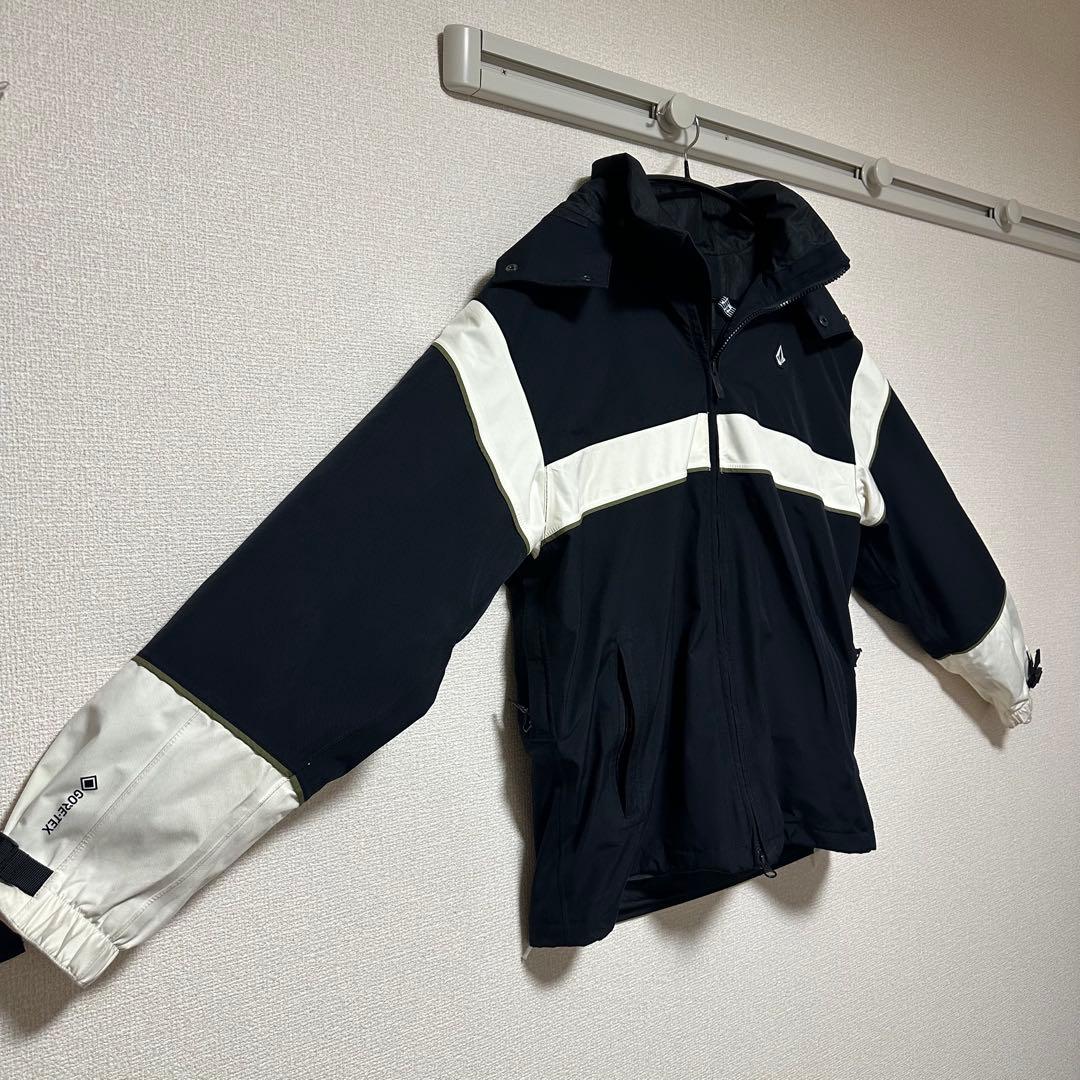 VOLCOM GORE-TEX スノーボードウェア S ブラック ホワイト 防水