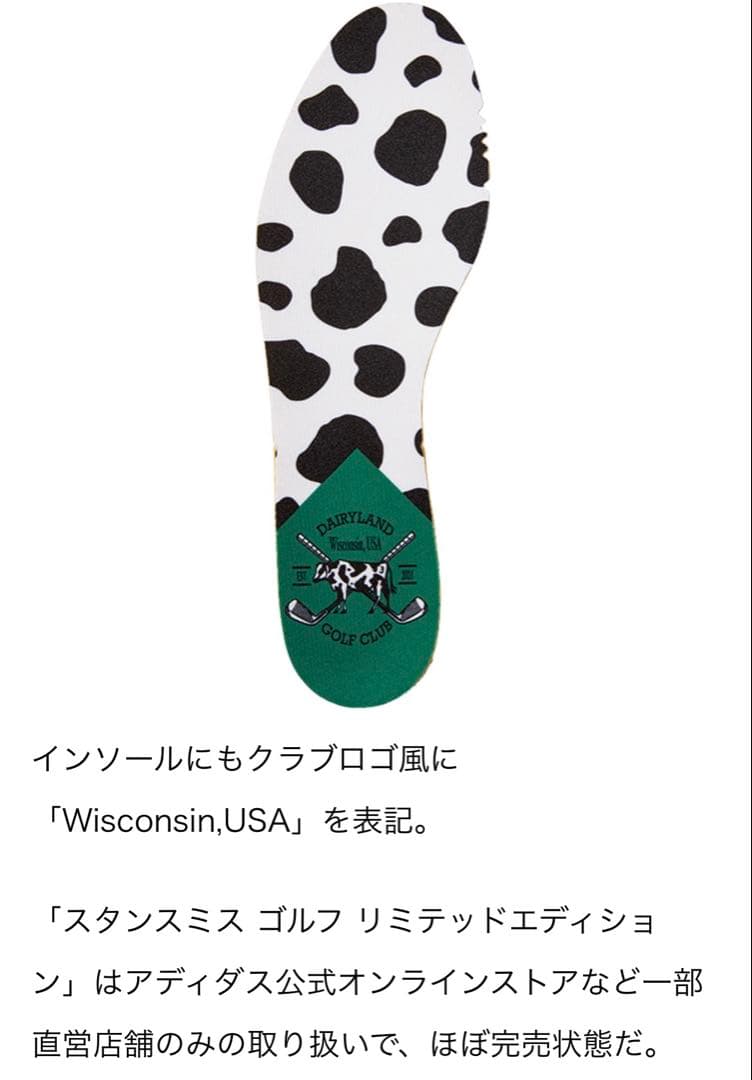限定モデルadidas Stan Smith ゴルフシューズ　生産販売終了品☺︎！