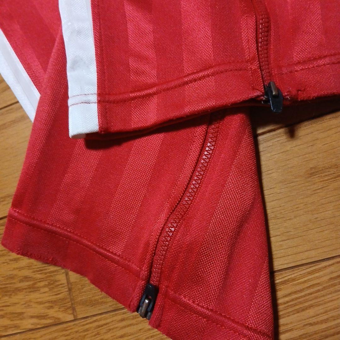 PUMA レッド ジャージ上下セット ウエスト80　ストライプ