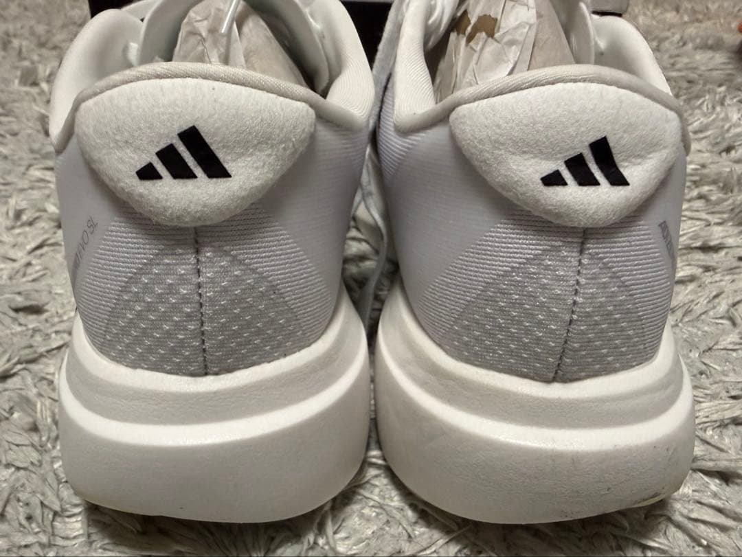 アディゼロ ADIZERO evosl ホワイト27.5cm