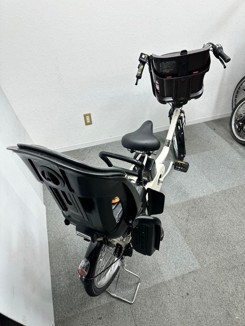 3人乗り電動アシスト自転車　パナソニックギュットミニ　子供乗せシート付き