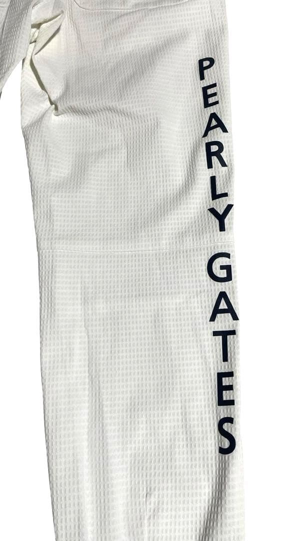 美品☆PEARLY GATES シアサッカー ジョガー パンツ レディース0