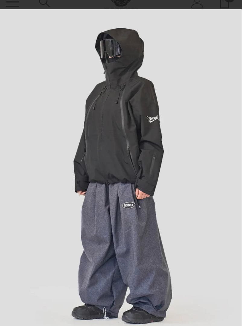 Doorek スノーボード ワイドパンツ