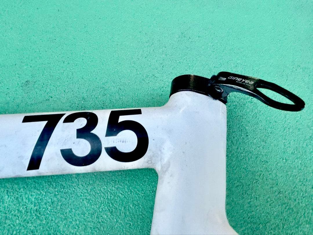 【リーダーバイク/LEADER735フレーム】割れ有！要確認品★サイズL