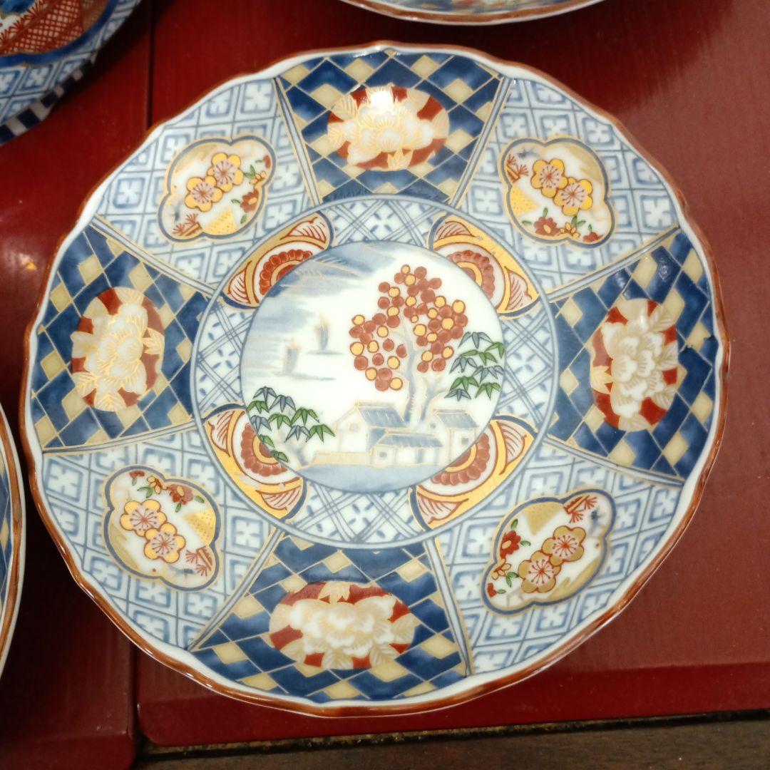 美濃焼　庫山窯　三段重箱　取り皿　5枚セット　新品未使用品