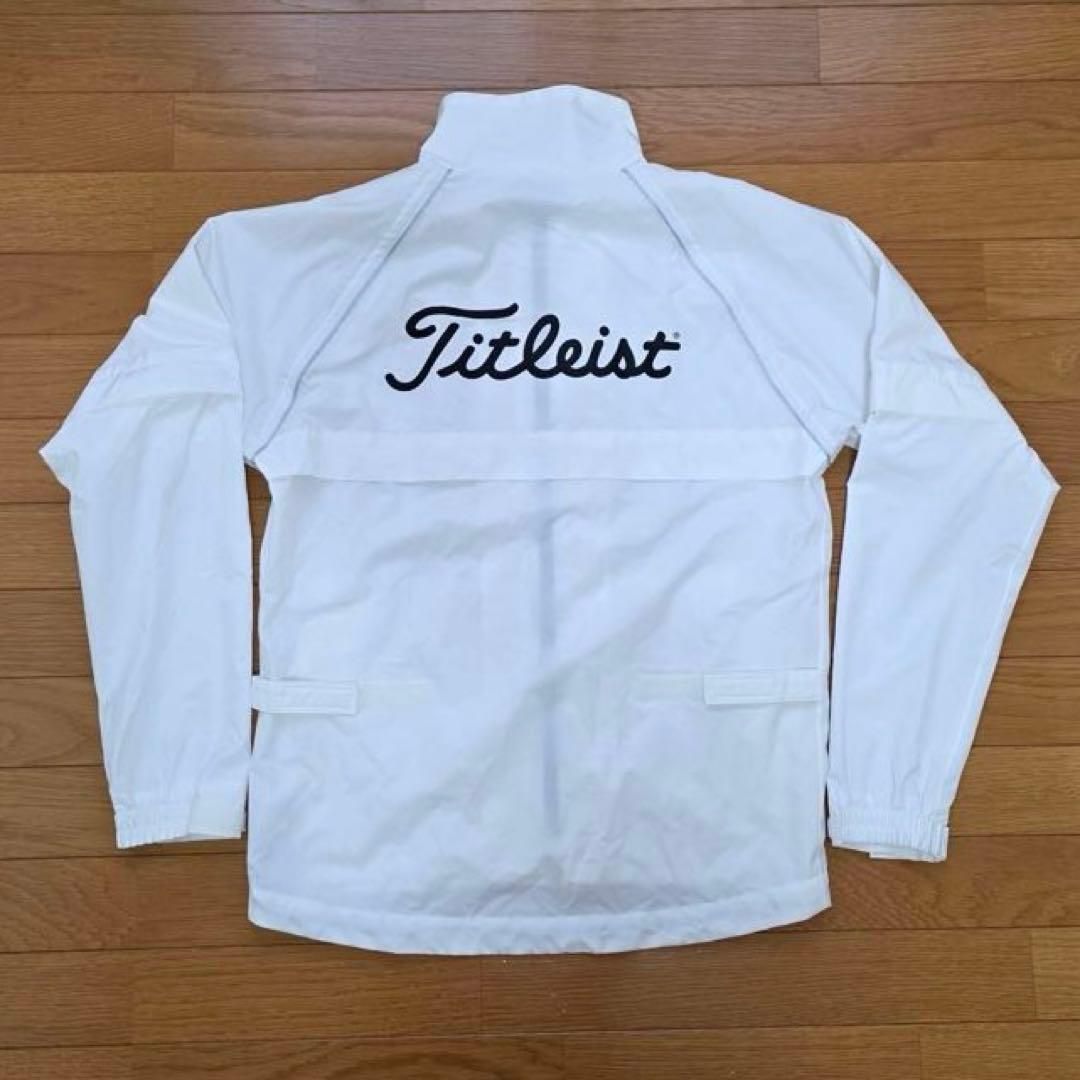【美品】Titleist レインウェア セットアップ ホワイト/ブラックM