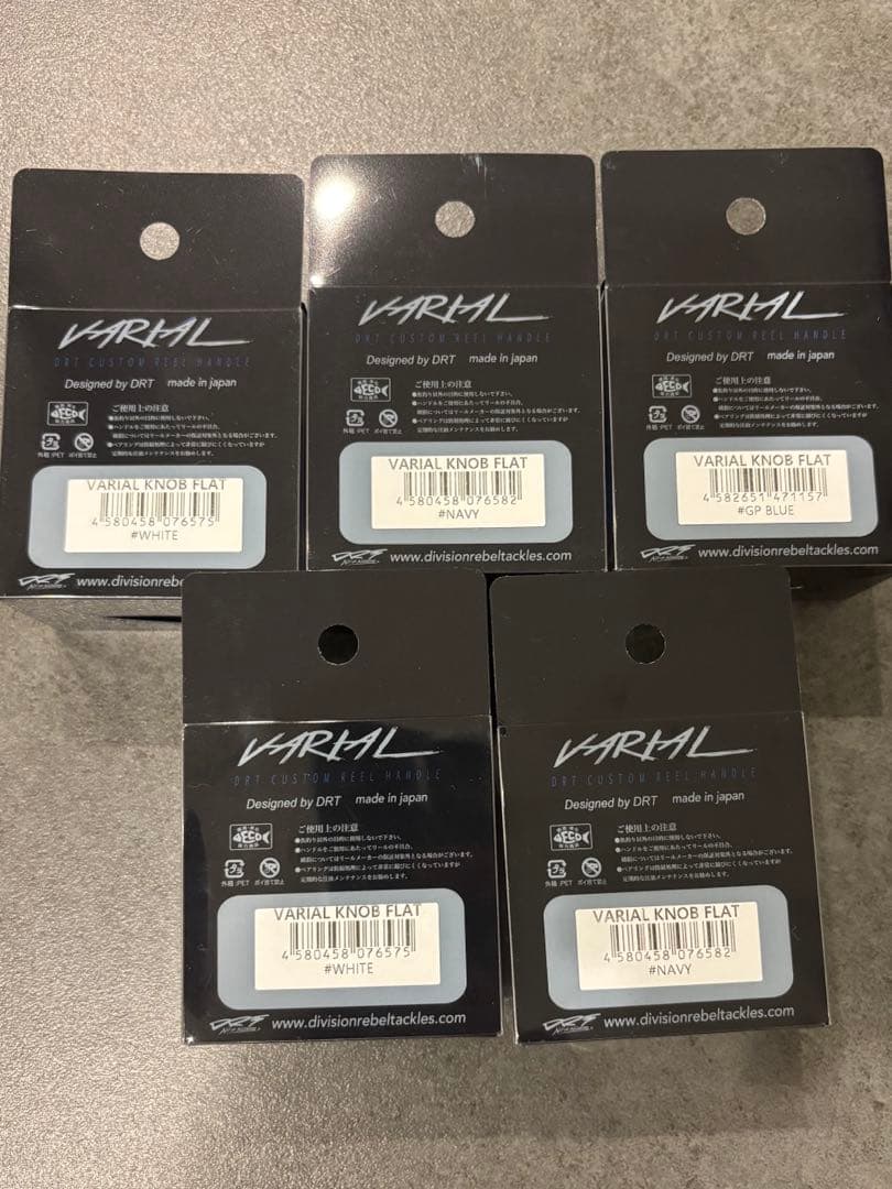 DRT×WCZ VARIAL KNOB バリアル フラットノブ　4個セット