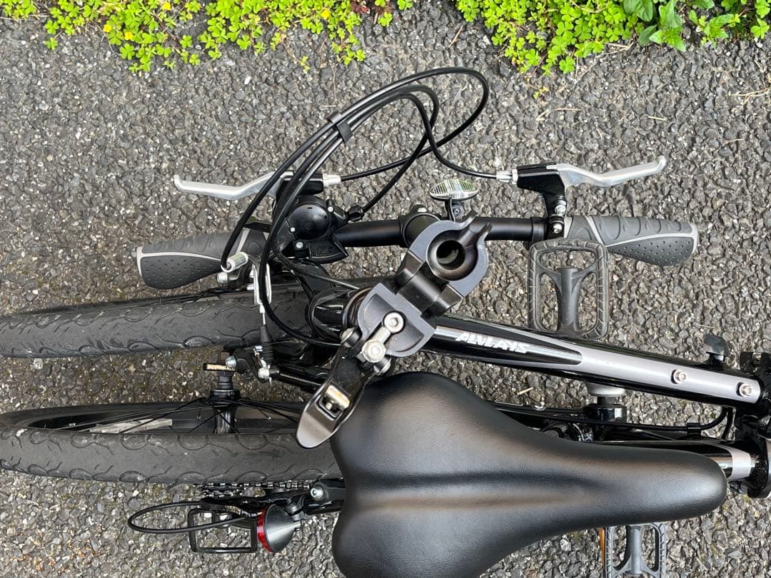 ８段　折り畳み自転車　サイクルベースあさひ　ALVLAYS-F アルミフレーム