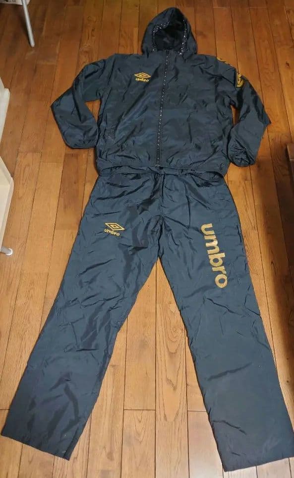 B*P様 【新春SALE】Umbro ブラック ピステ・ウィンドブレーカー セッ