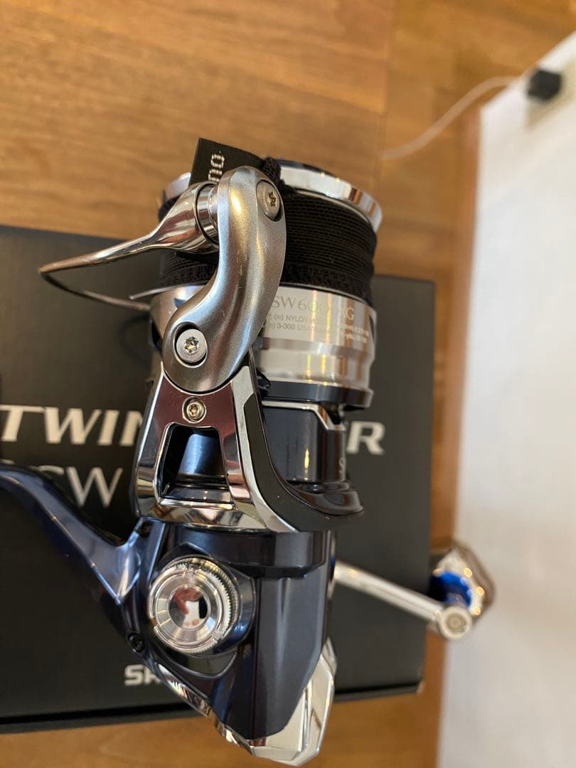 シマノ 21ツインパワーSW6000XG リブレPT42カスタムノブ付き