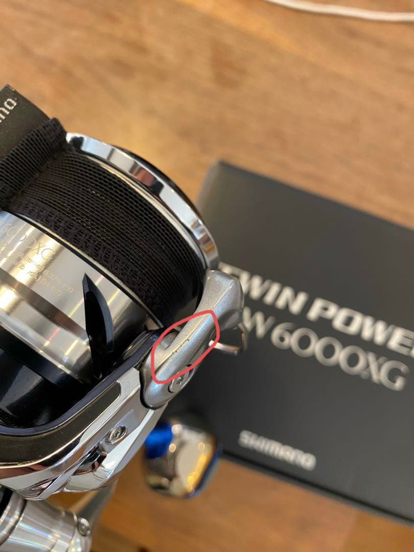 シマノ 21ツインパワーSW6000XG リブレPT42カスタムノブ付き