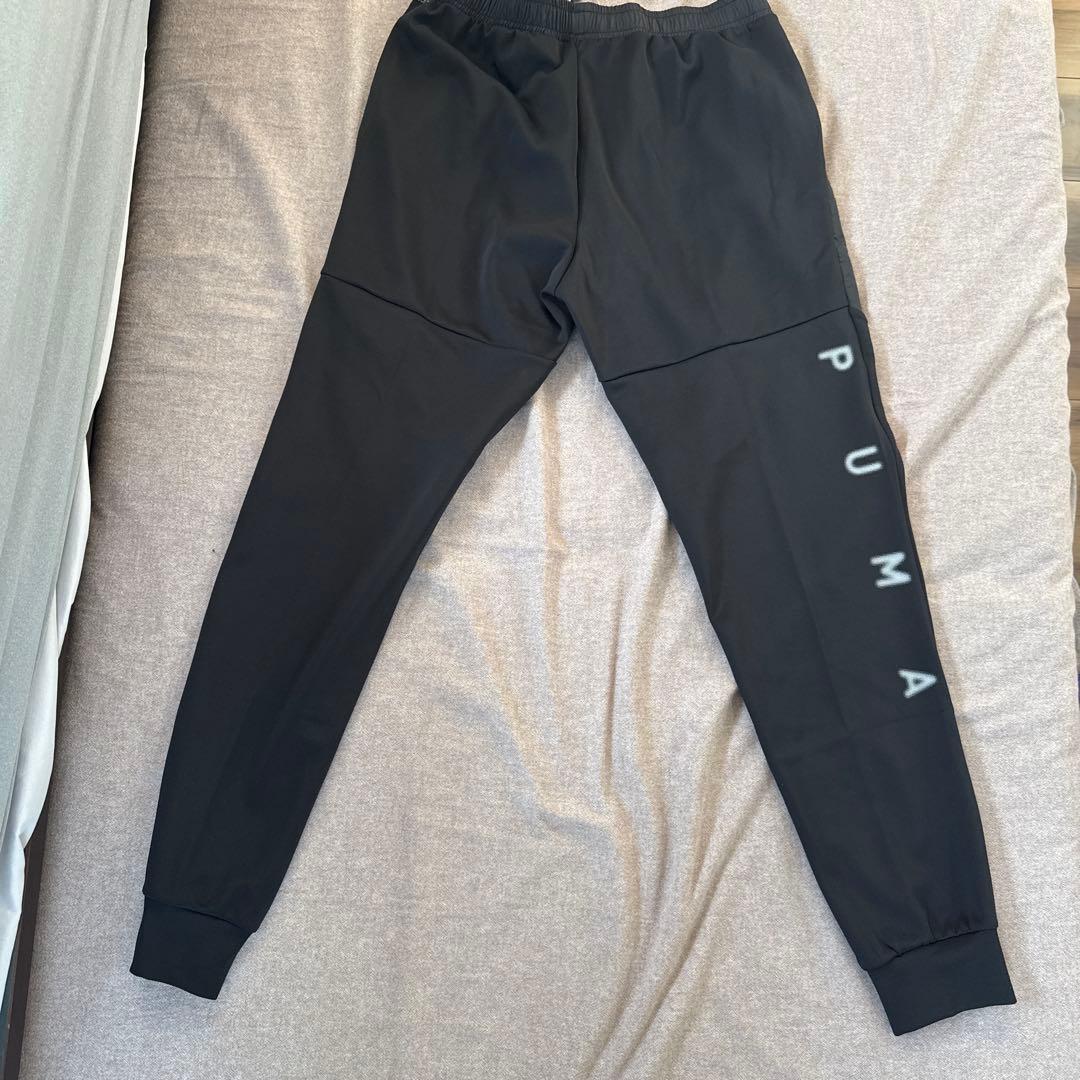 PUMA ブラック ジャージパンツ XL