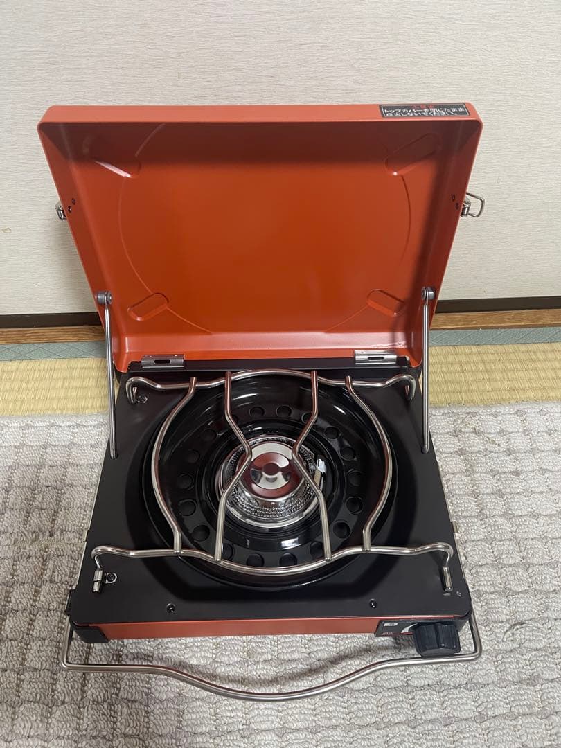 Iwatani アウトドアカセットコンロ オレンジ