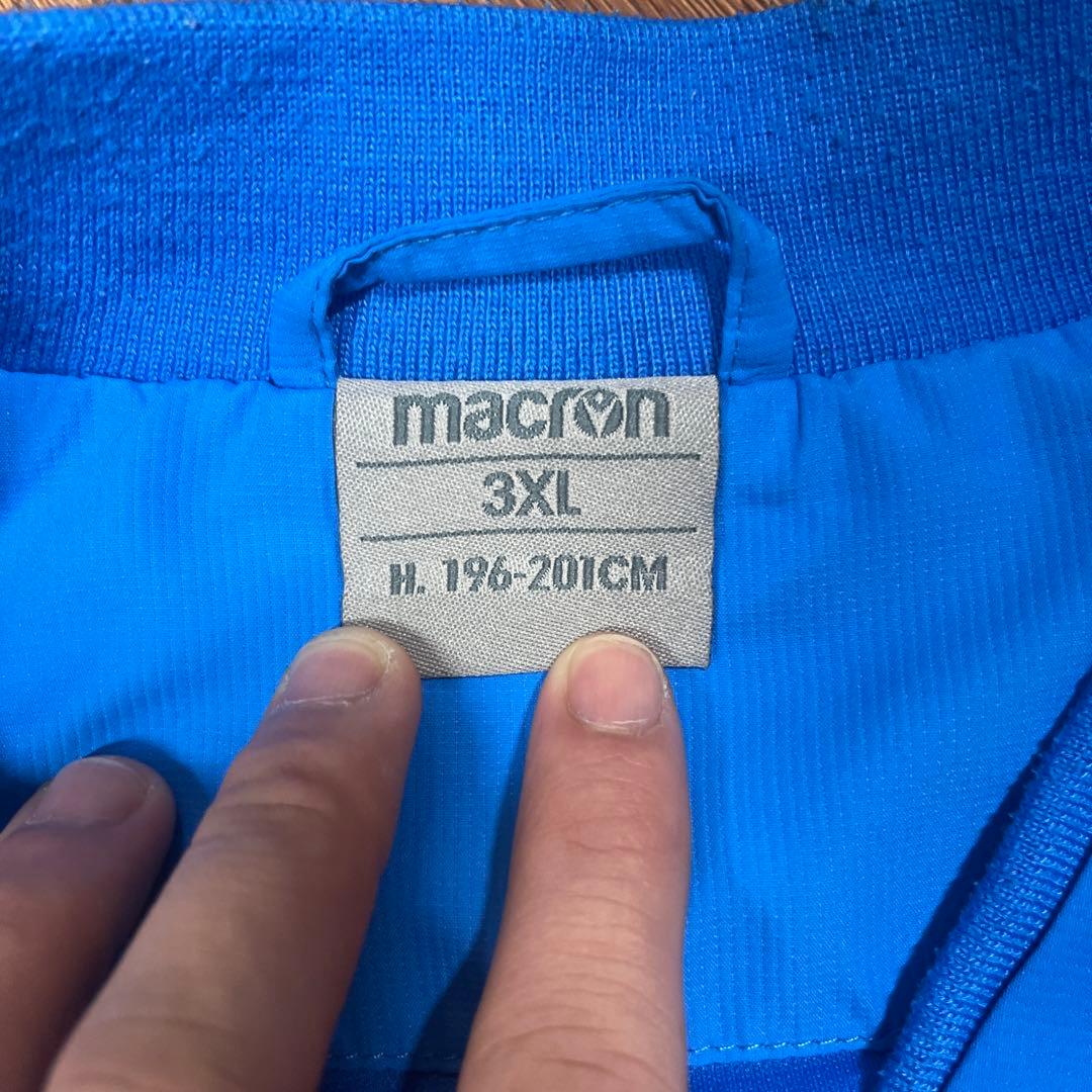 イタリア代表 macron ウォームアップウェア 3XL
