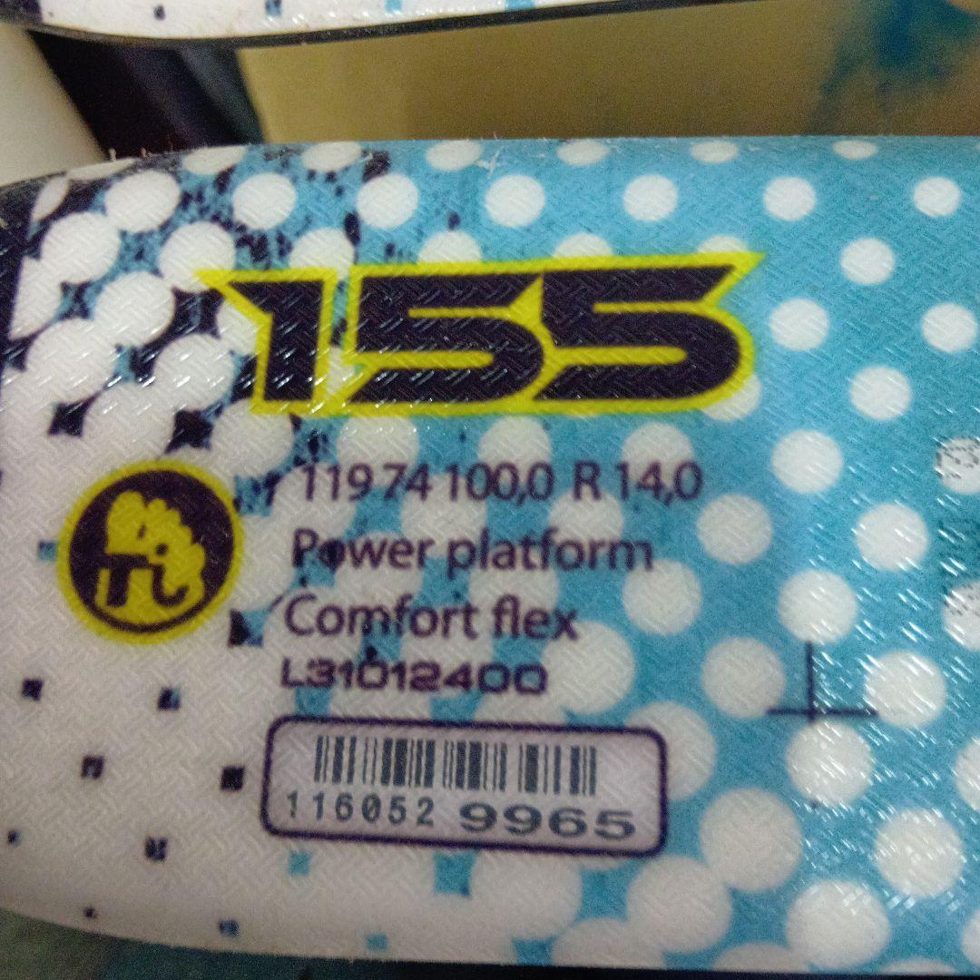 155cmサロモン（メンテナス済） 靴NORDICA27cmストック付
