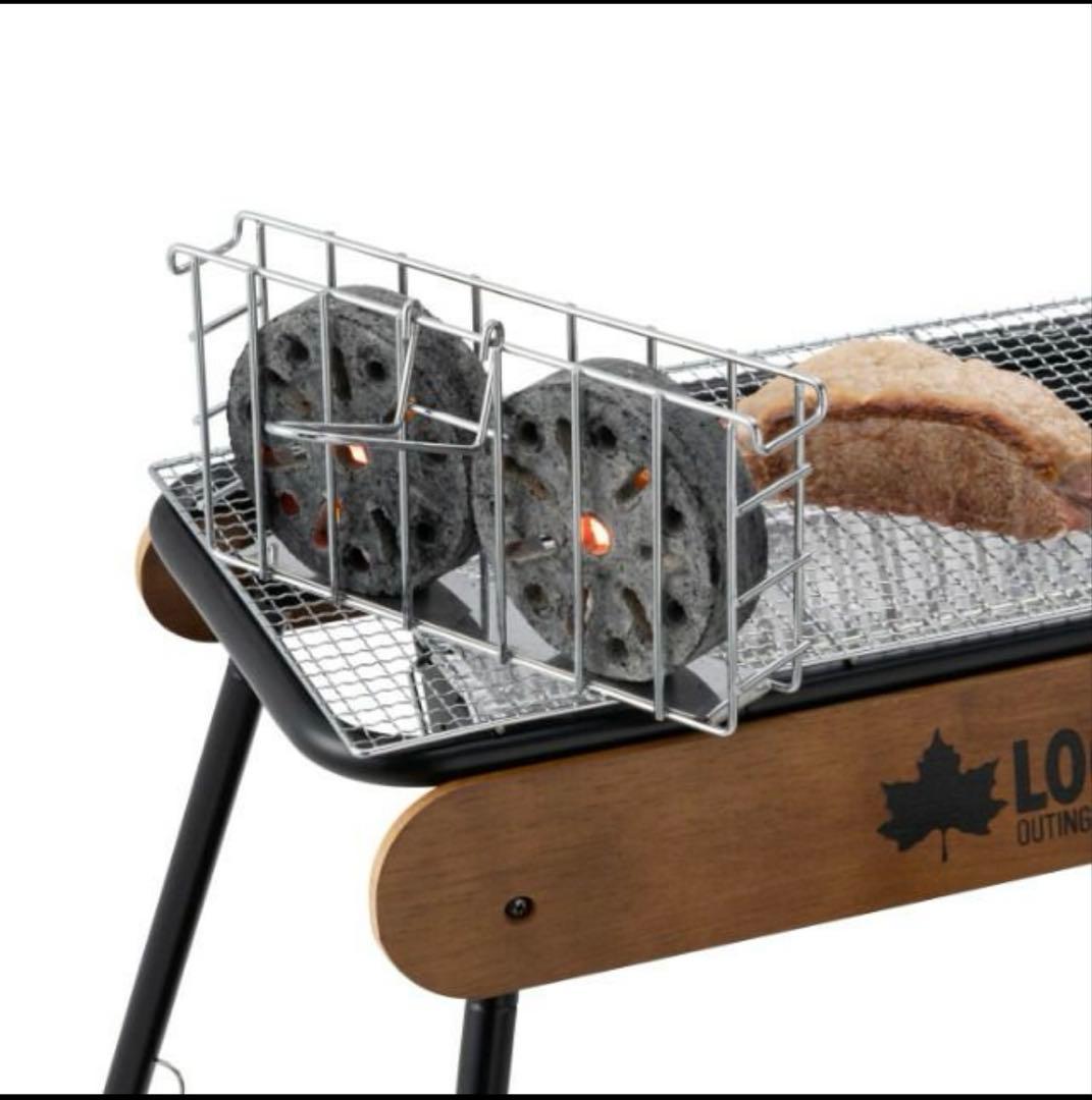 ロゴス くるくるクッキンググリル シルバー【新品・未使用】