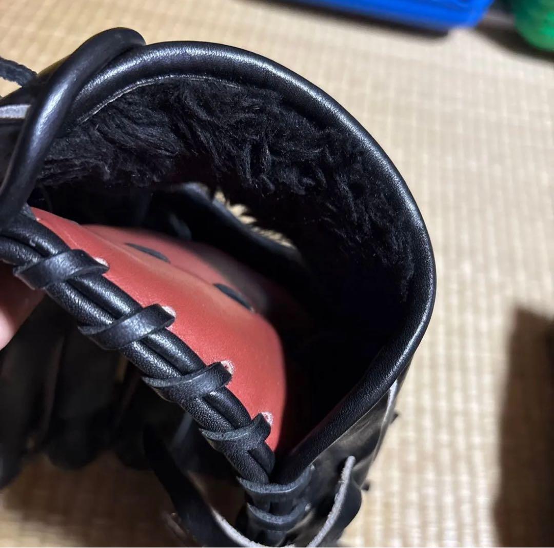 Mizuno 軟式グローブ 黒 ゴールドロゴ　限定モデル