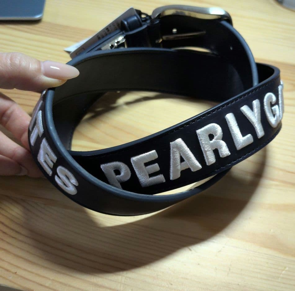 pearlygates ベルト ネイビー