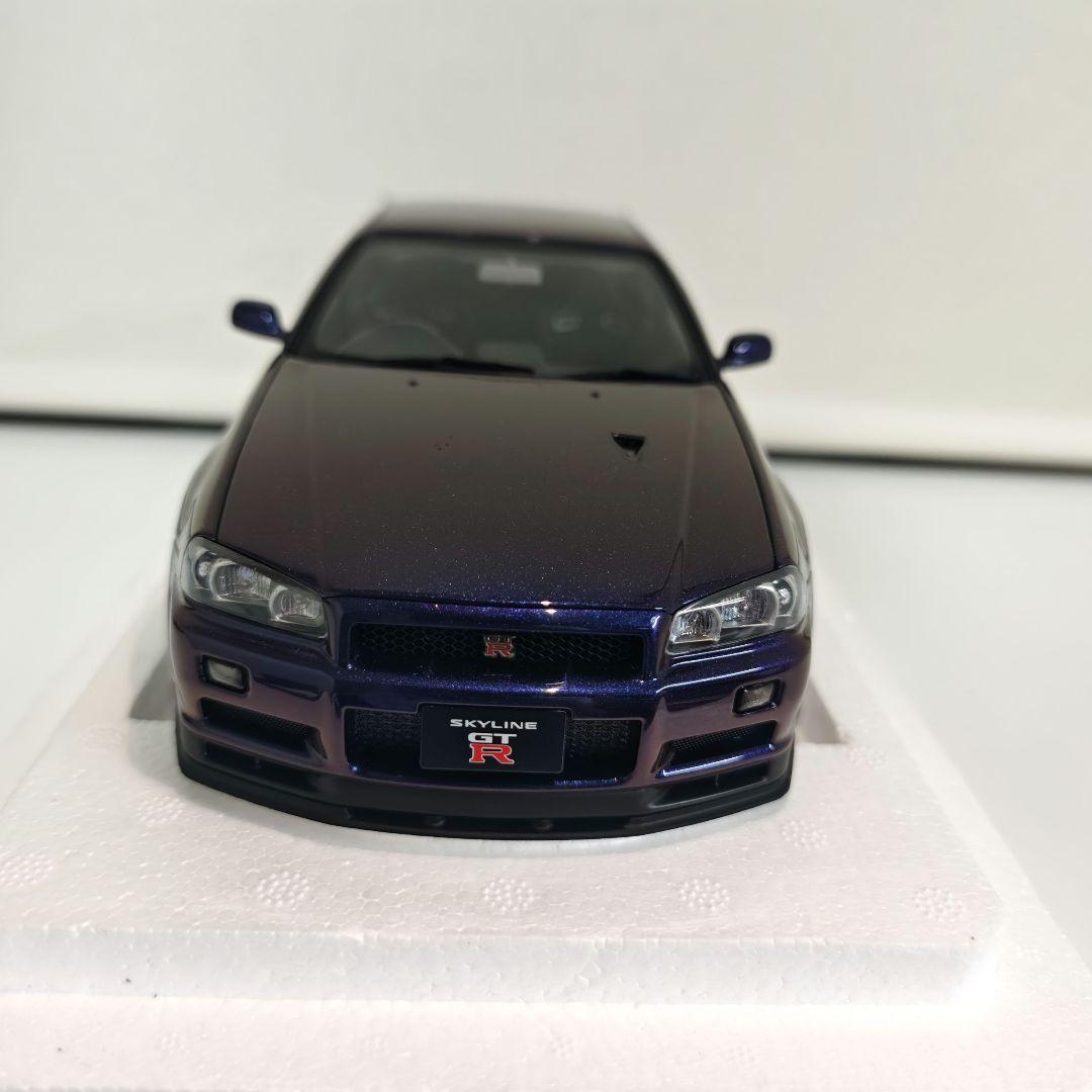 オートアート 1/18 R34 V-SPEC II BBS LM