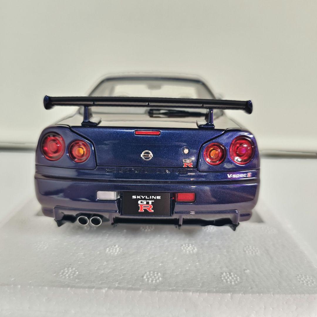 オートアート 1/18 R34 V-SPEC II BBS LM