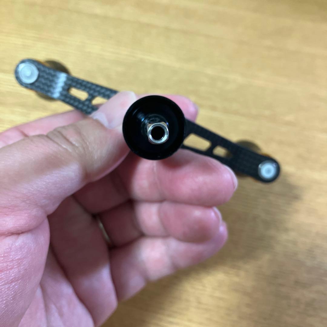 美品　シマノ用　4角軸　ゴメクサス　ダブルハンドル　スタンド　セット