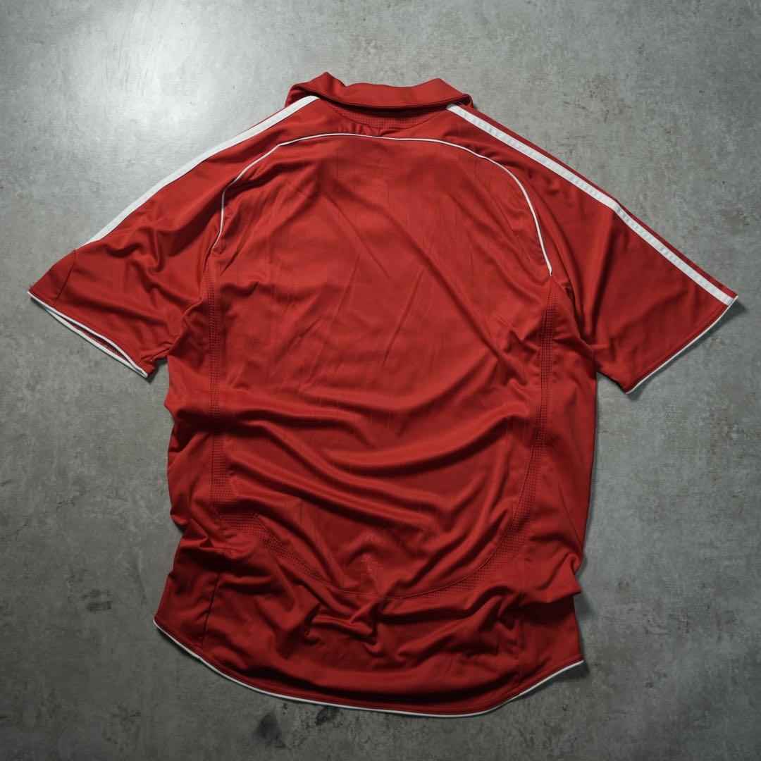 00s adidas リバプール ゲームシャツ 07-08 1st 半袖 y2k