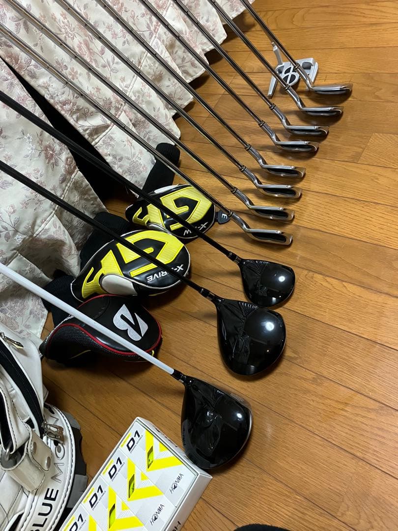 メンズ　ゴルフクラブセット　ゼクシオ　ブリジストン 初心者 キャディバッグレア