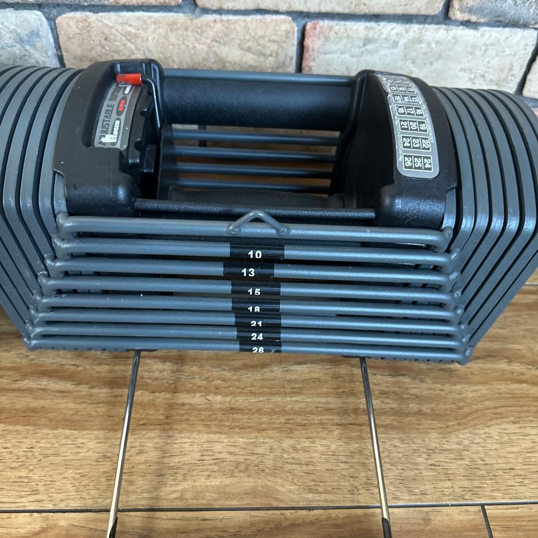 可変式ダンベル 26kg TOPFILM パワー ブロック ダンベル　１個 ②