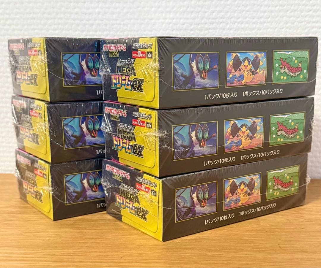 ポケモンカード メガドリーム ex 6box シュリンク付き
