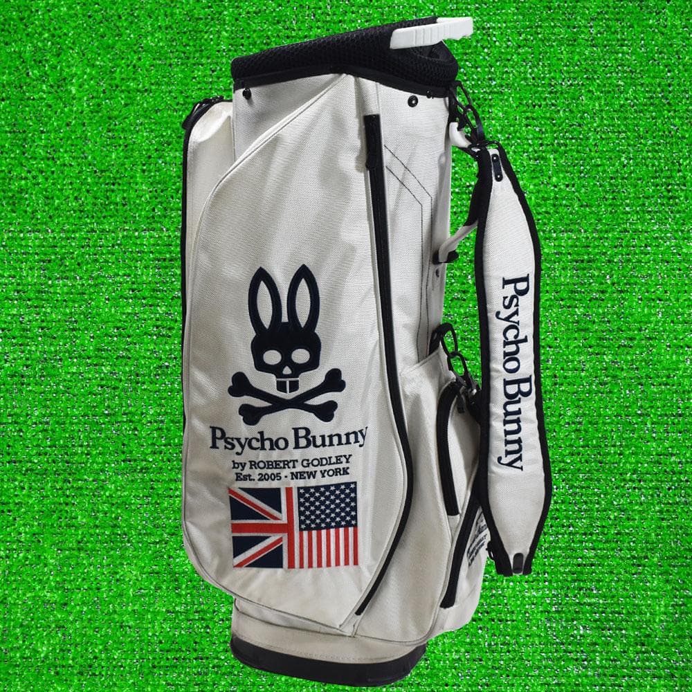 Psycho Bunny サイコバニー ゴルフ 軽量キャディバッグ 中古！