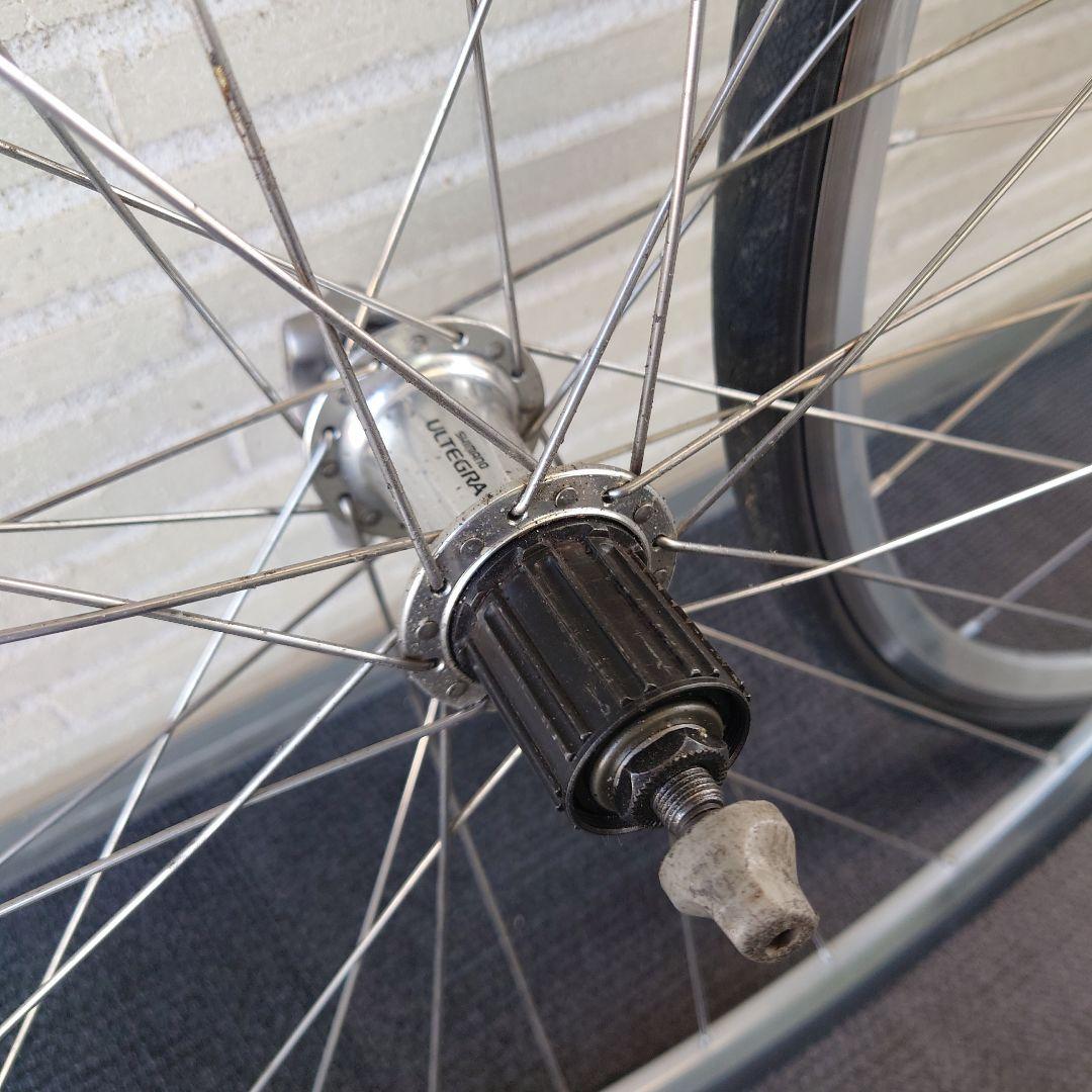 700c 手組みホイール 軽量 シルバー タイヤ付き ULTEGRA