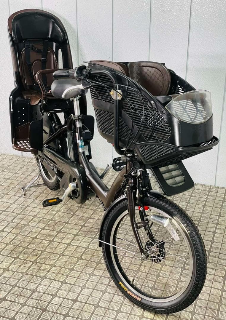 【BRIDGESTONE】 20インチ子供乗せ電動アシスト自転車2455