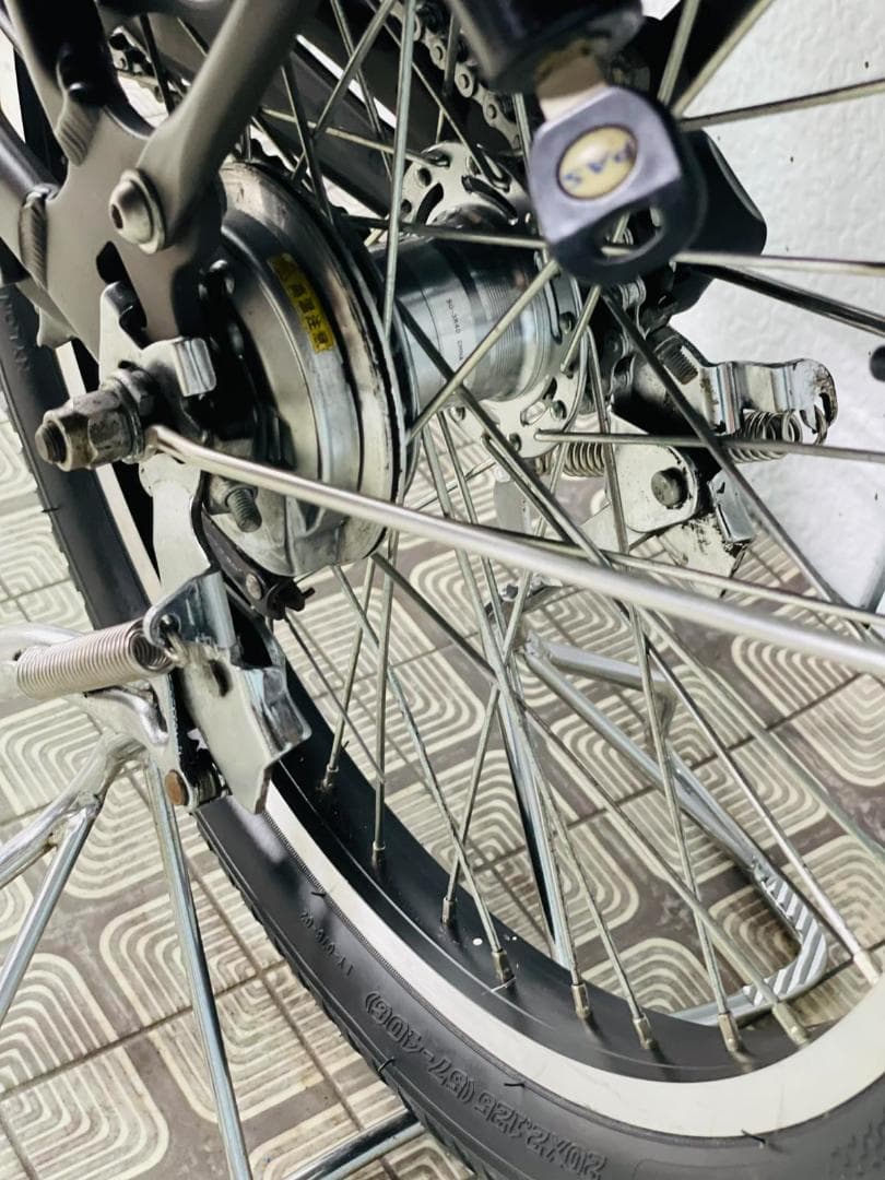 【BRIDGESTONE】 20インチ子供乗せ電動アシスト自転車2455