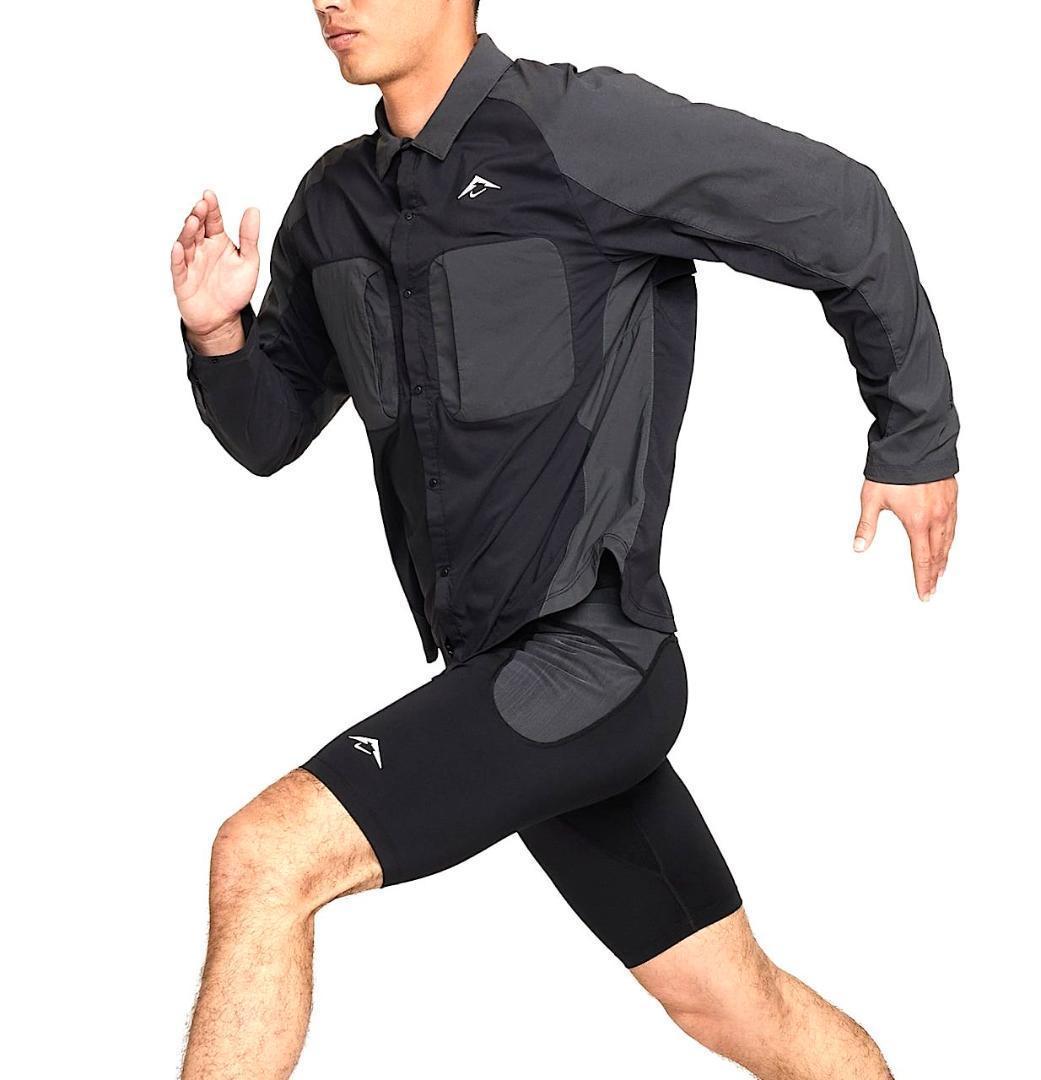 K3新品 M ナイキ トレイル ランニングシャツジャケット HJ5080-010