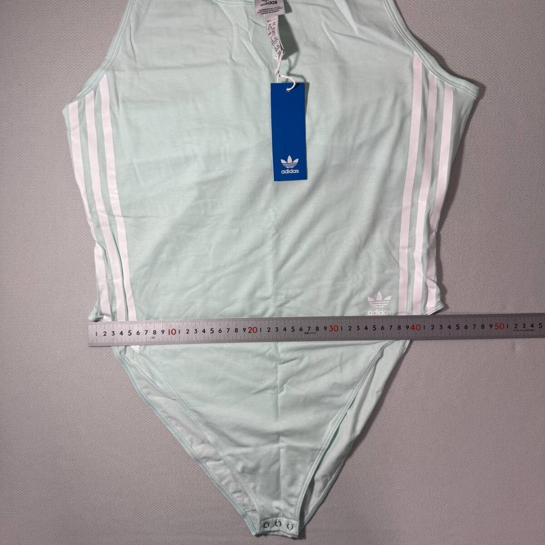 adidas ボディスーツ レオタード コットン LightBlue 海外2XL