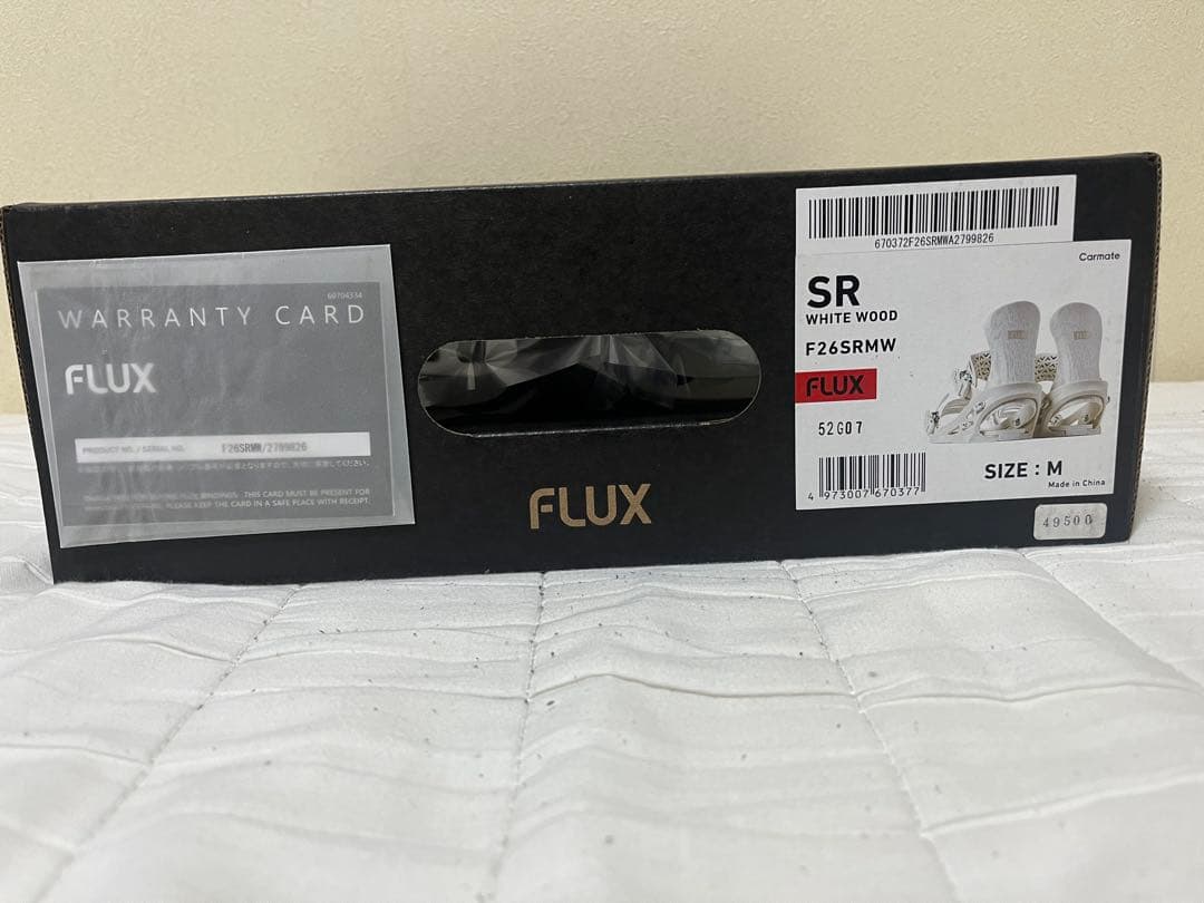 新品未使用　今期モデル　FLUXビンディング F26SRMW Mサイズ