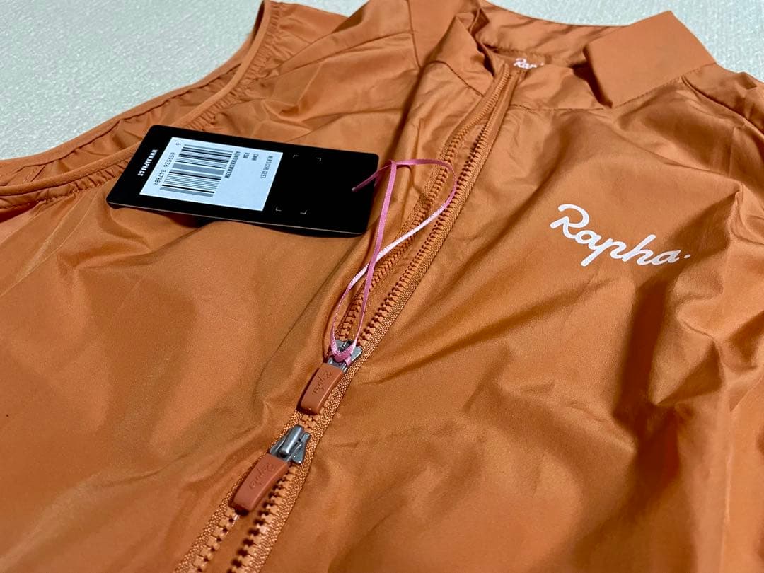 ★新品未使用★めっちゃ綺麗なオレンジ★ Rapha ラファ コア ジレ ベスト