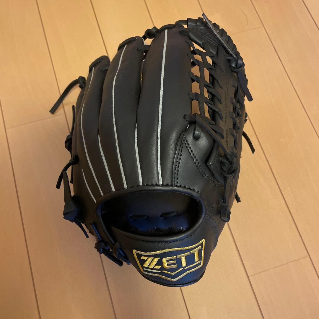 ゼット(ZETT) 軟式野球 グラブ オールラウンド用 右投げ用ブラック
