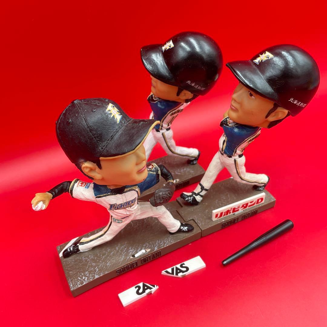 大谷翔平 ボブルヘッド　フィギュア 3体セット　日本ハムファイターズ